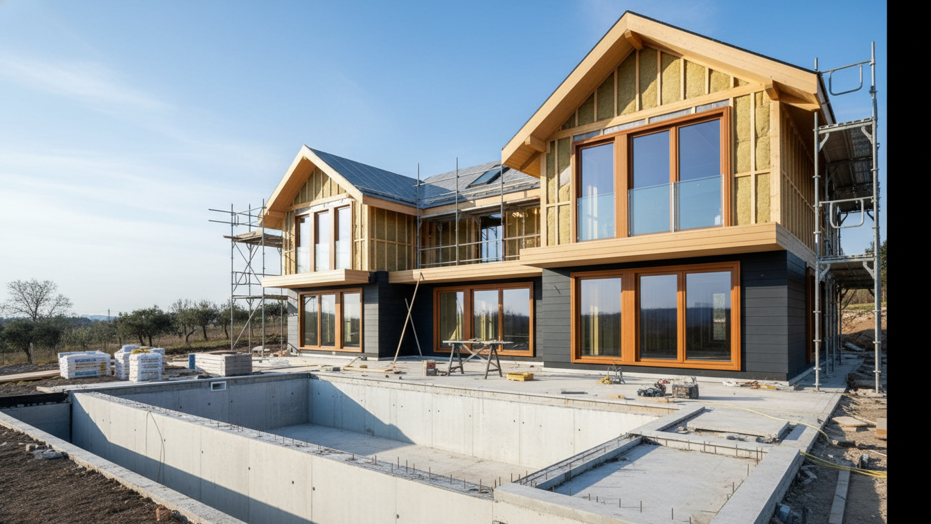 Construction project showcase